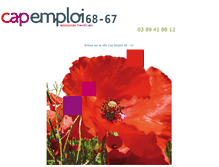 Tablet Screenshot of capemploi68-67.com